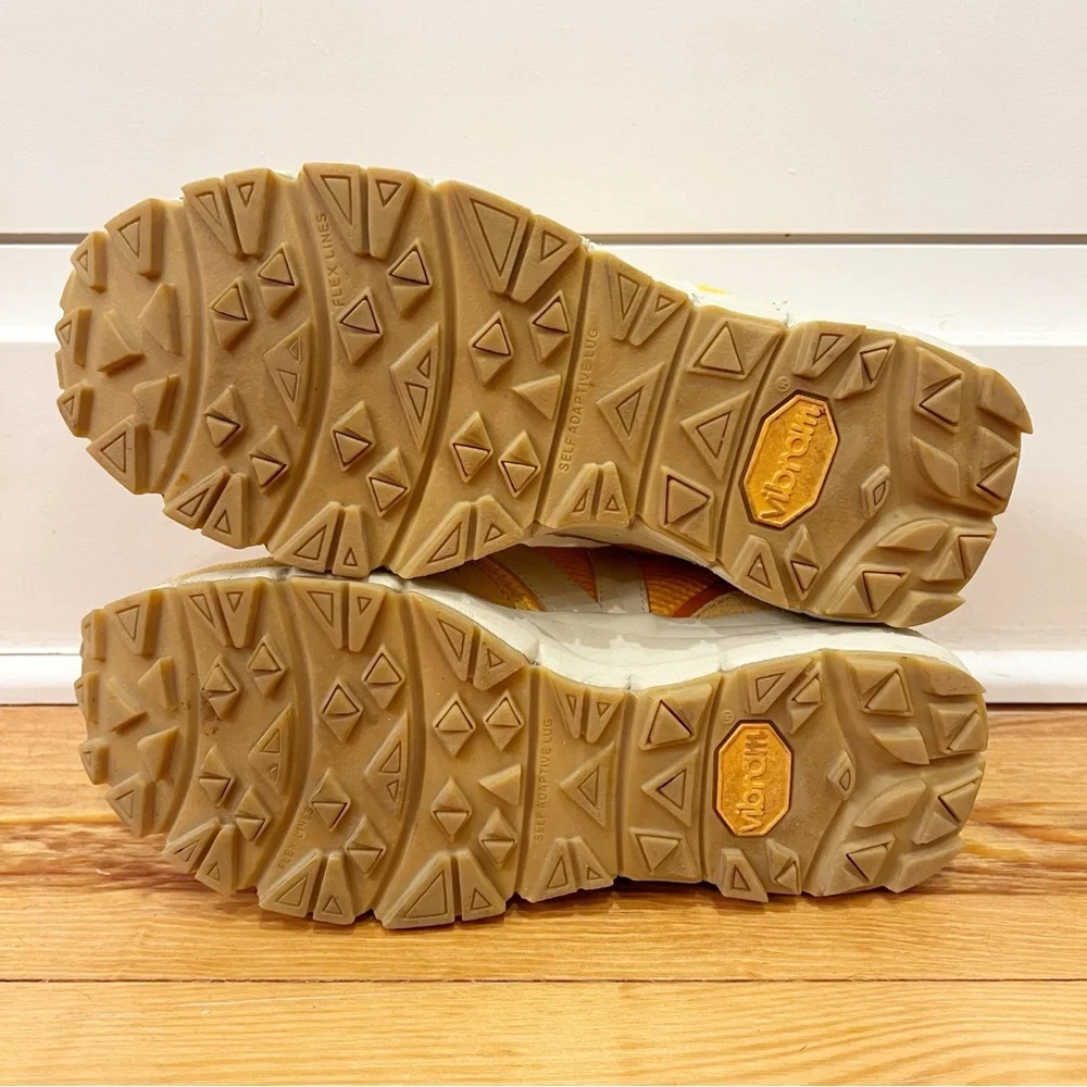 Veja X Ba&sh Shoes Womens 8.5 Yellow Alveomesh Ouro Pierre Athletic Sneakers